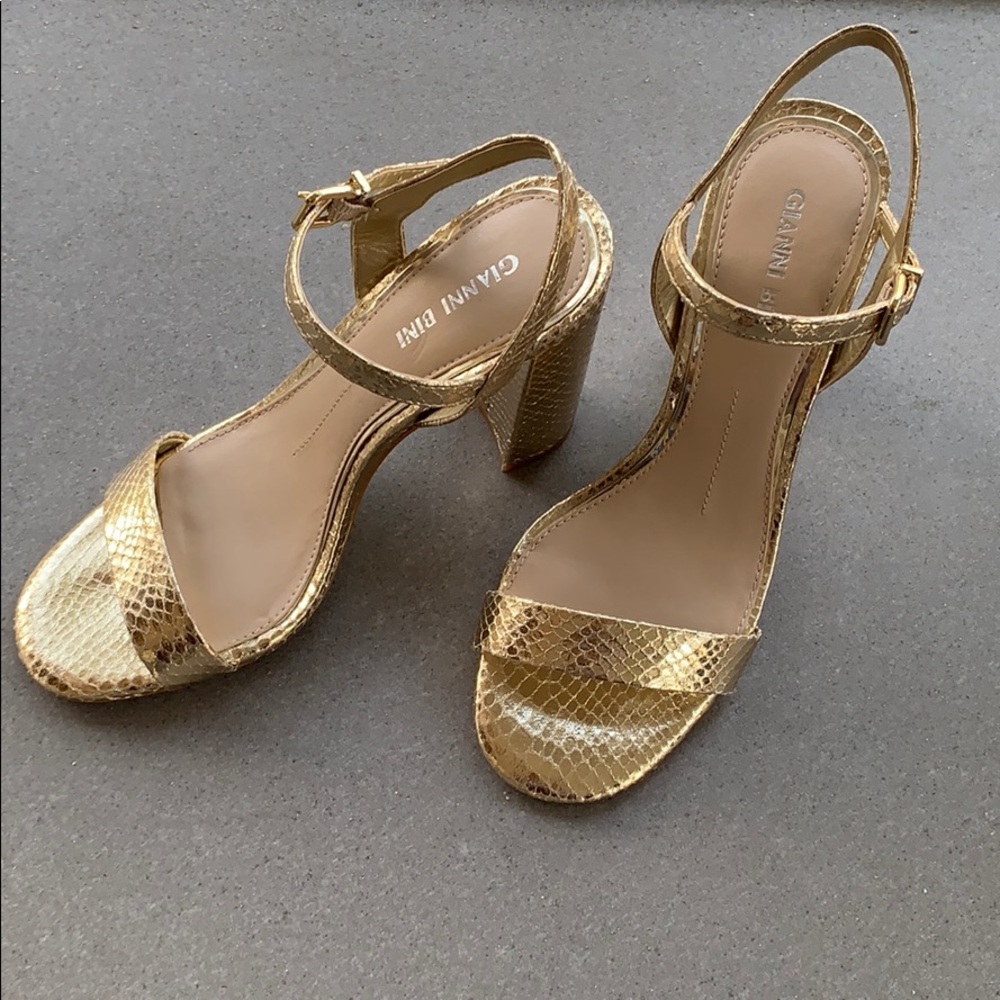 Gold Sandal Heel